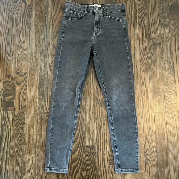 TopShop Gray Jamie Jeans - Picture 1 of 3